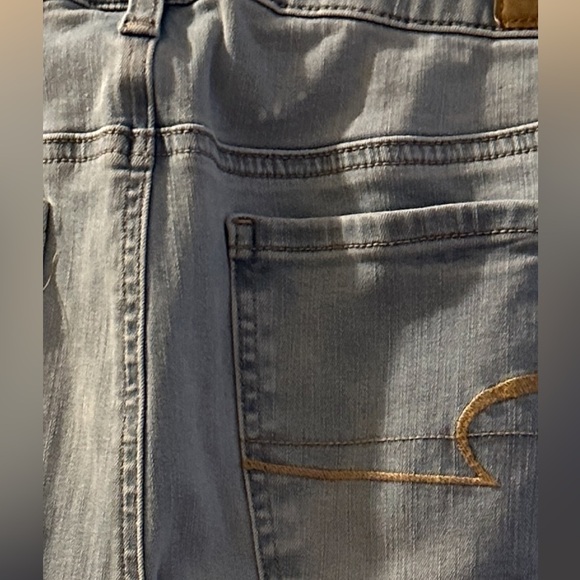 American Eagle jeggings light wash size 10 - Picture 6 of 6